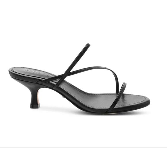 SCHUTZ Shoes - New Schutz Evenise Strappy Kitten-Heel Leather Sandals US7.5